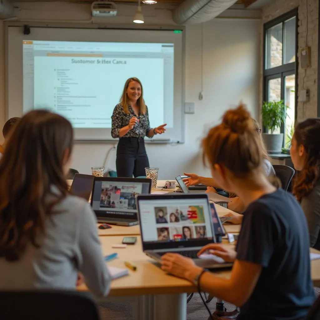 Workshop in aula con studenti